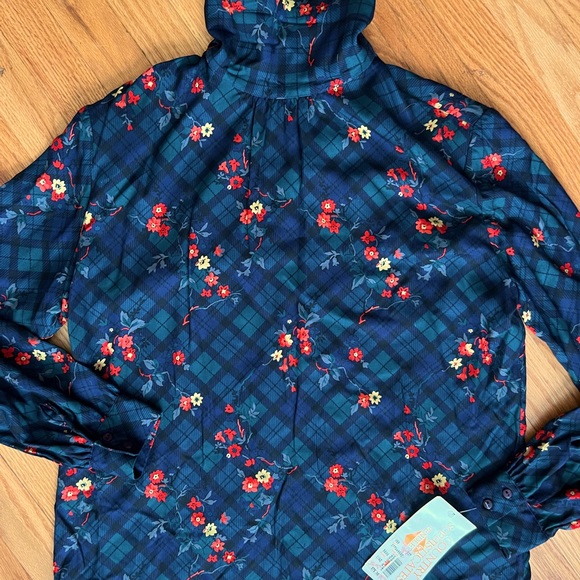 Pendleton Tops - NWT Vintage Pendleton Plaid Turtleneck Plus Size 16 Christmas